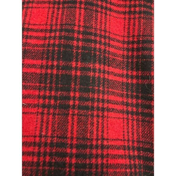 TORRID Buffalo Plaid Red Black Check Moto Bomber Jacket 00 M L - Picture 10 of 14